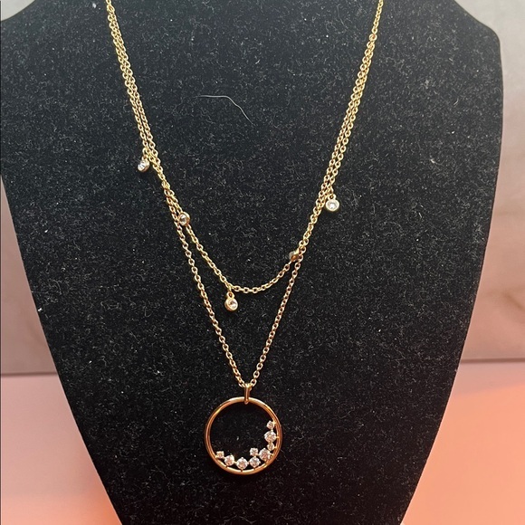 Swarovski North Necklace, Rose-Gold Tone Plated Necklace